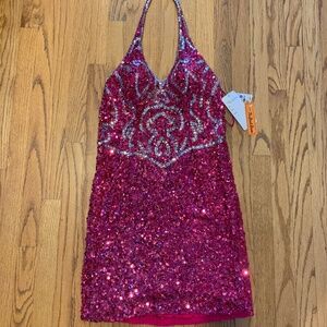 NWT Pageant Beaded Dress
